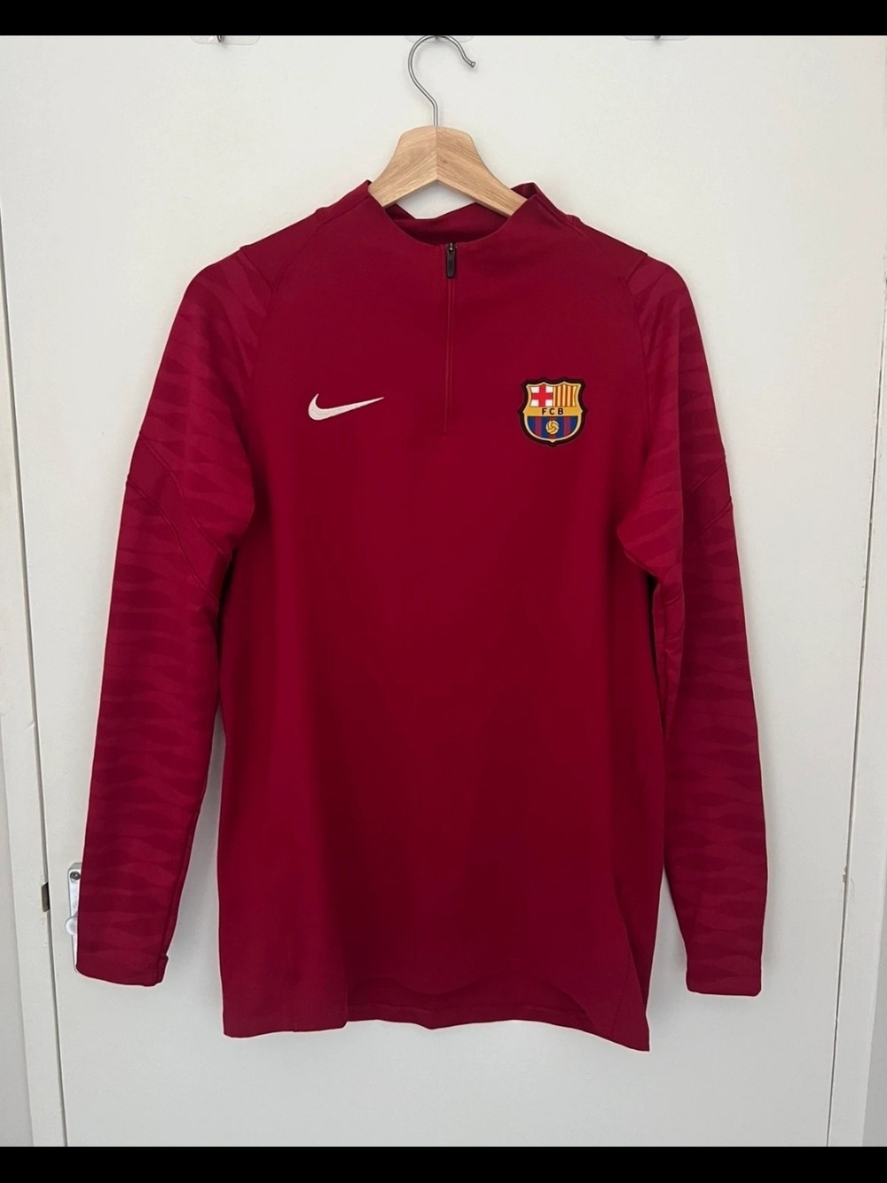 Nike Burgundy FC Barcelona Training Top